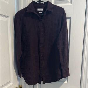 Aritzia Little Moon Sail Shirt in Color noble